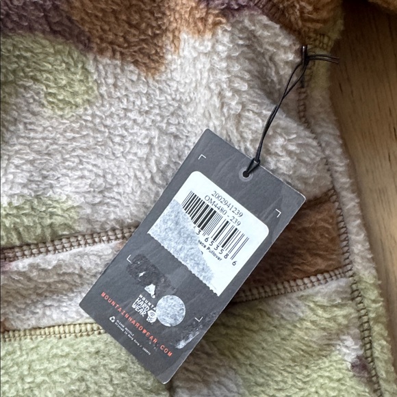 NWT Mountain Hardwear HiCamp Camo 1/2 Zip Long Sleeve Fleece Jacket Men’s Small - Picture 8 of 11